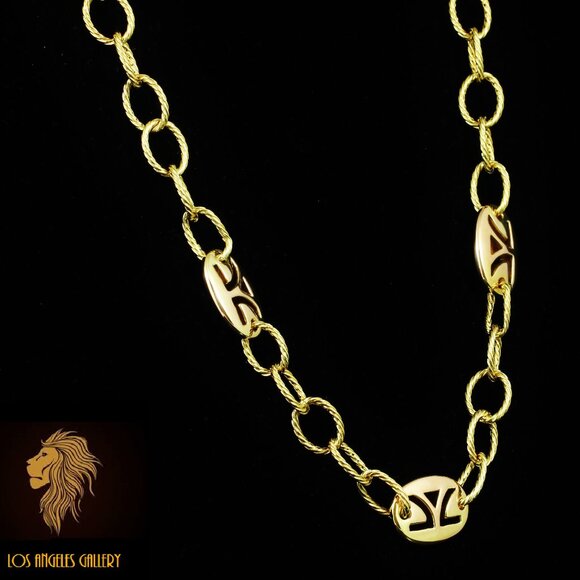 $4950 / NEW / RARE LIMITED EDITION Levian Logo Necklace / 14K - Picture 2 of 11